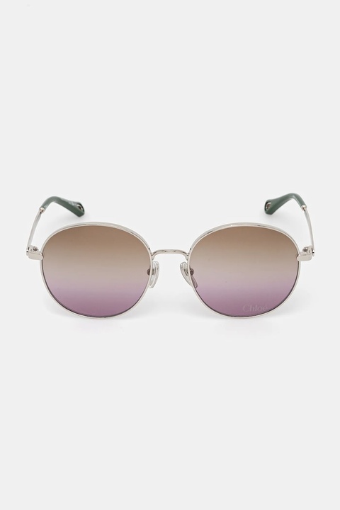 Chloé okulary przeciwsłoneczne damskie kolor srebrny CH0325S - zdjęcie produktu nr 2