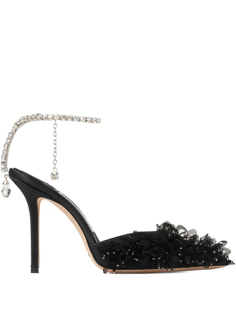 Jimmy Choo 100mm Saeda pumps - Black - zdjęcie produktu nr 1