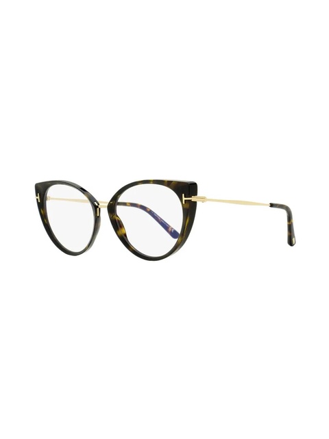 TOM FORD Eyewear Blue Block cat-eye frame glasses - Brown - zdjęcie produktu nr 2