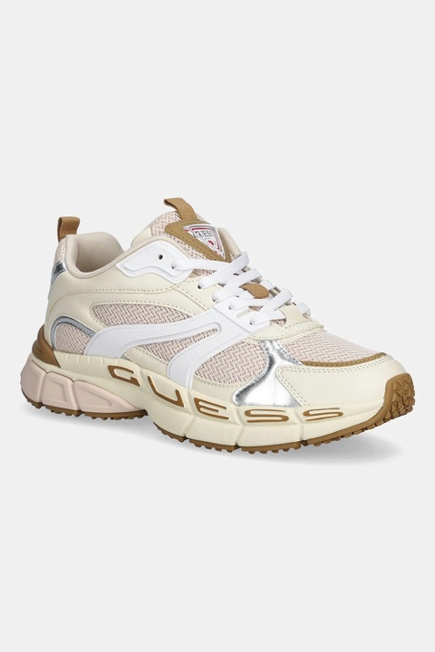 Guess sneakersy BEVALLI damskie kolor beżowy FLFBVL ELE12 - zdjęcie produktu nr 2