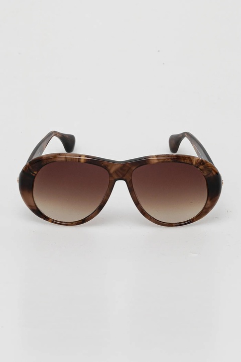Vivienne Westwood okulary przeciwsłoneczne Frankie damskie kolor brązowy VW5102 - zdjęcie produktu nr 2