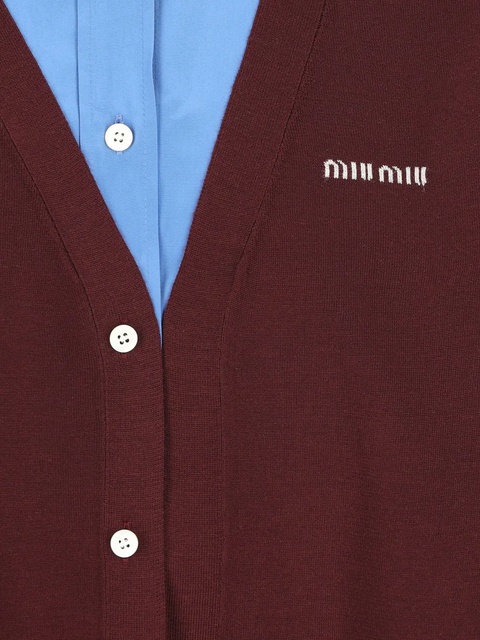 Miu Miu button-fastening shirt - Red - zdjęcie produktu nr 2