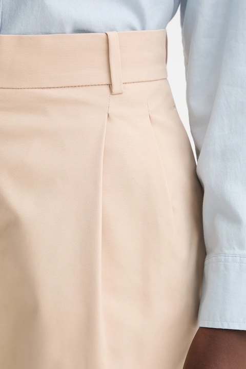 Calvin Klein spodnie damskie kolor beżowy szerokie high waist LV044D664G - zdjęcie produktu nr 2
