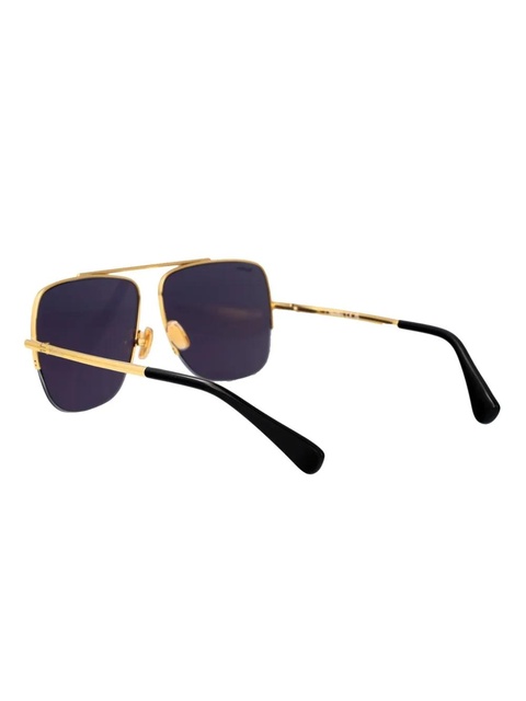 Max Mara Eyewear pilot-frame sunglasses - Gold - zdjęcie produktu nr 2
