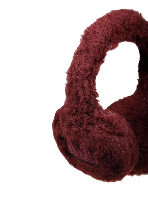 Max Mara shearling-lined earmuffs - Red - zdjęcie produktu nr 1