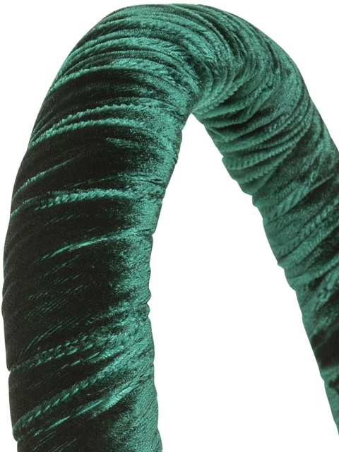 Jennifer Behr velvet irene headband - Green - zdjęcie produktu nr 2