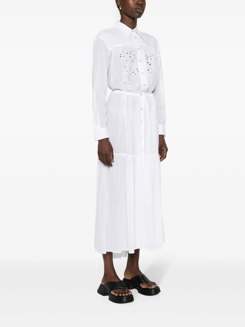 PINKO Dolce Vita maxi shirt dress - White - zdjęcie produktu nr 2