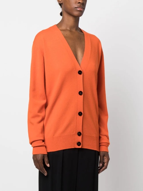 Jil Sander button-down cashmere cardigan - Orange - zdjęcie produktu nr 2