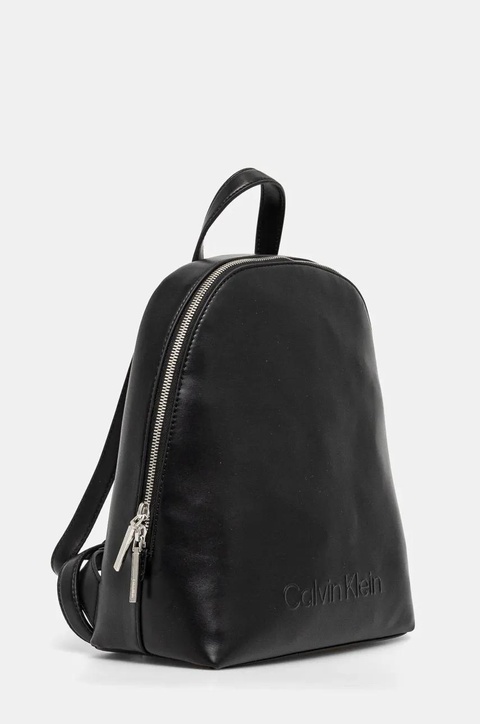 Calvin Klein plecak damski kolor czarny mały gładki K60K613185 - zdjęcie produktu nr 1