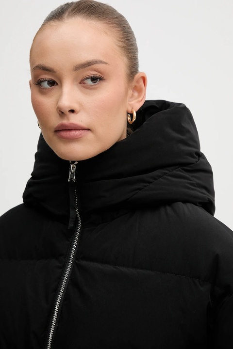 United Colors of Benetton kurtka puchowa kolor czarny zimowa oversize 22T6DN087 - zdjęcie produktu nr 2