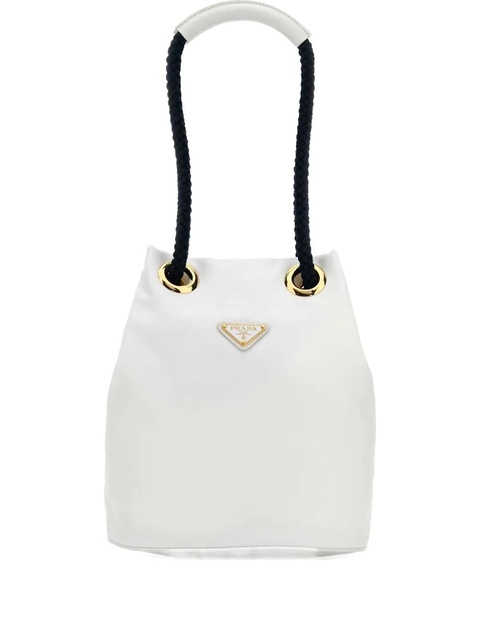Prada Re-Nylon Mariner rope-handle bucket bag - White - zdjęcie produktu nr 2