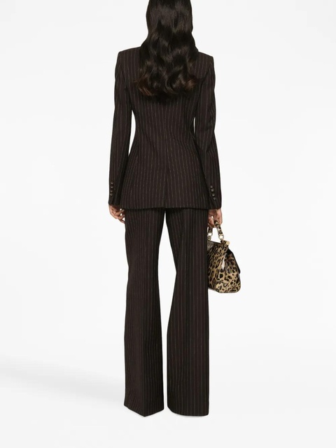Dolce & Gabbana double-breasted striped blazer - Brown - zdjęcie produktu nr 2