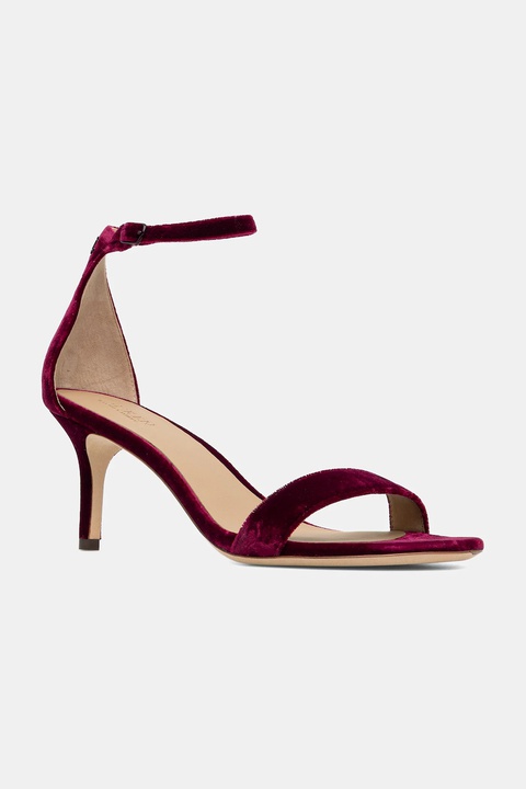 Lauren Ralph Lauren sandały Allie Mid kolor czerwony 802980559002 - zdjęcie produktu nr 1