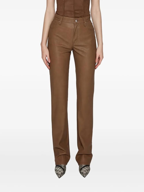 MISBHV logo-button trousers - Brown - zdjęcie produktu nr 2