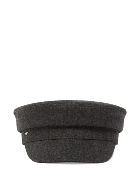 Weekend Max Mara metallic-detail wool cap - Grey - zdjęcie produktu nr 2
