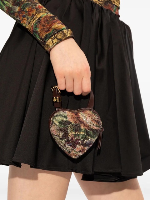 GANNI nano Tapestry tote bag - Brown - zdjęcie produktu nr 2
