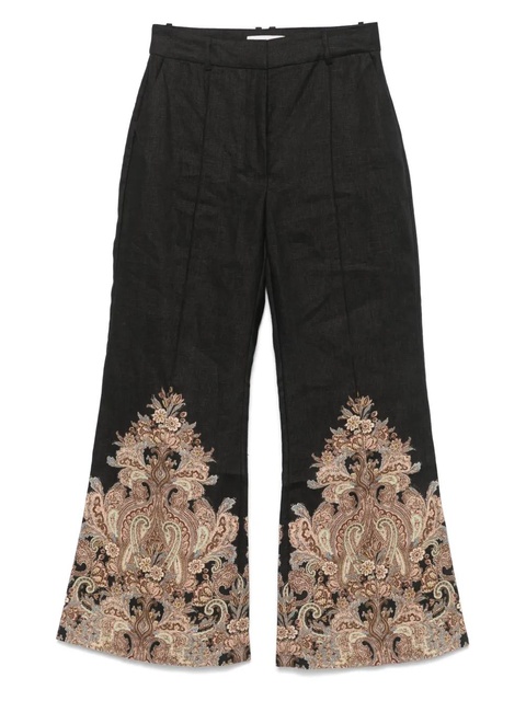 ZIMMERMANN Dawning trousers - Black - zdjęcie produktu nr 1
