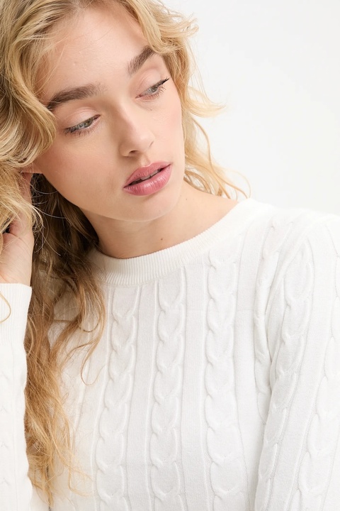 Answear.LAB sweter i spódnica damski kolor biały - zdjęcie produktu nr 2