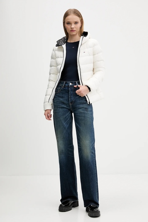 Tommy Jeans kurtka puchowa kolor biały zimowa DW0DW21617 - zdjęcie produktu nr 2
