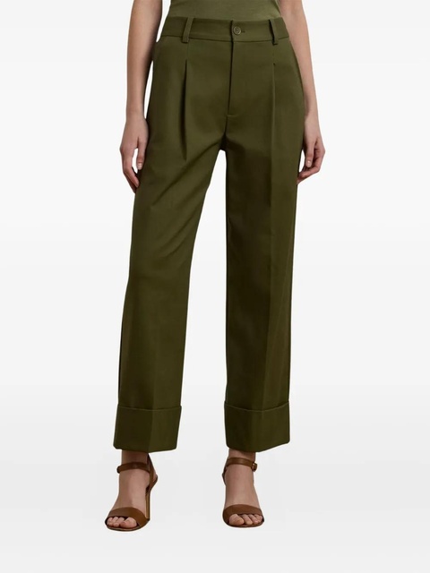 Lauren Ralph Lauren pleated high-waisted trousers - Green - zdjęcie produktu nr 2