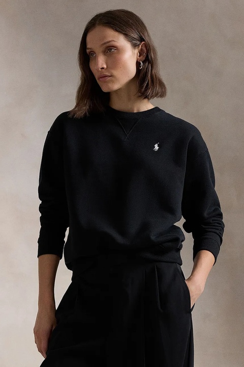 Polo Ralph Lauren bluza damska kolor czarny gładka 211943006 - zdjęcie produktu nr 1