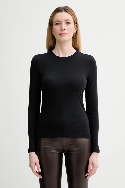 Marc O'Polo longsleeve bawełniany kolor czarny 5000007488 - zdjęcie produktu nr 1