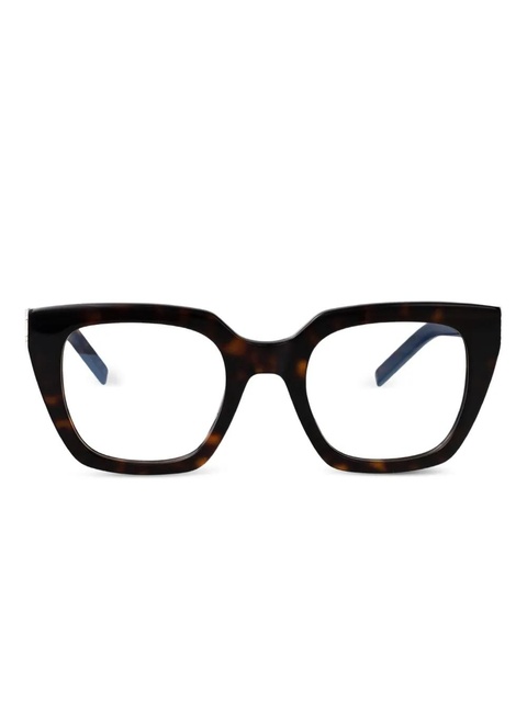 Saint Laurent Eyewear square-frame glasses - Brown - zdjęcie produktu nr 1
