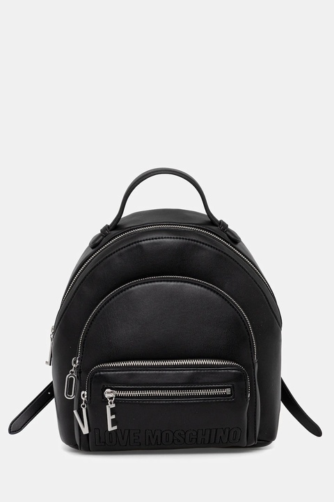 Love Moschino plecak damski kolor czarny mały gładki JC4344PP0NKA000B - zdjęcie produktu nr 1