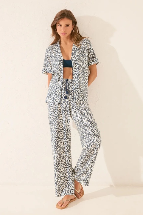 women'secret piżama damska kolor granatowy 4852092 - zdjęcie produktu nr 1