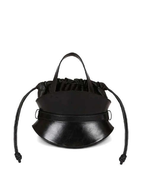 Balmain mini belted-detail tote bag - Black - zdjęcie produktu nr 1