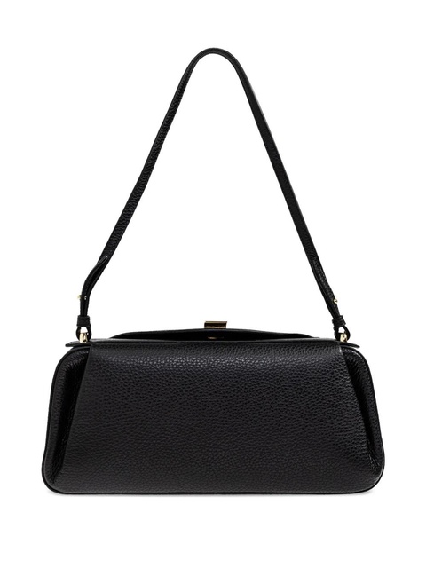 Yuzefi Oyster pebbled leather shoulder bag - Black - zdjęcie produktu nr 2