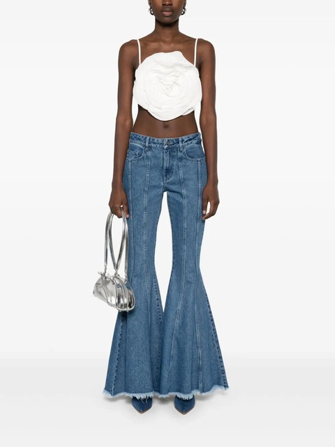 Blumarine floral-appliqué top - White - zdjęcie produktu nr 2