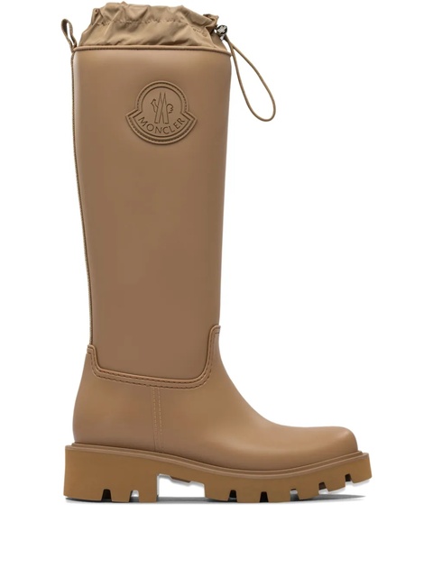 Moncler 40mm knee-high platform boots - Brown - zdjęcie produktu nr 1