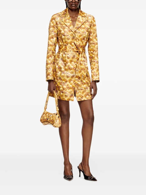 Diesel G-Oji duckling-print belted coat - 23JA - zdjęcie produktu nr 2