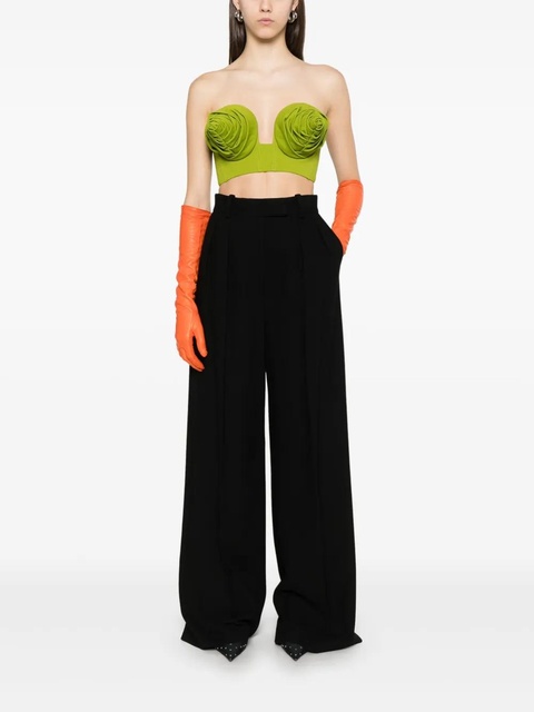 Jean Paul Gaultier conical-cup crop top - Green - zdjęcie produktu nr 1