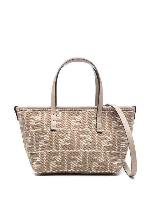 FENDI mini Roll tote bag - Brown - zdjęcie produktu nr 1