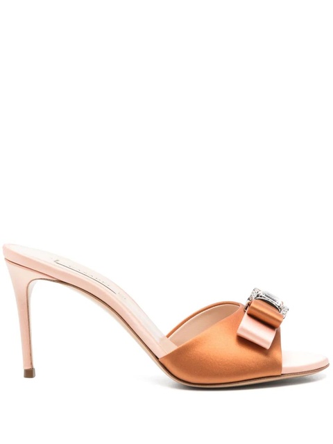 Casadei 80mm satin sandals - Brown - zdjęcie produktu nr 1