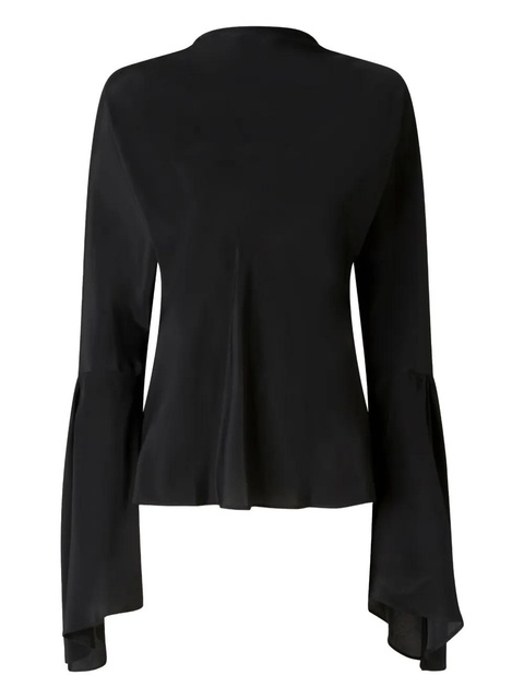 PINKO V-neck blouse - Black - zdjęcie produktu nr 2