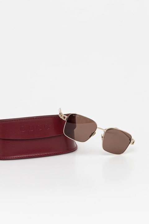 Gucci okulary przeciwsłoneczne damskie kolor złoty GG1937S - zdjęcie produktu nr 2