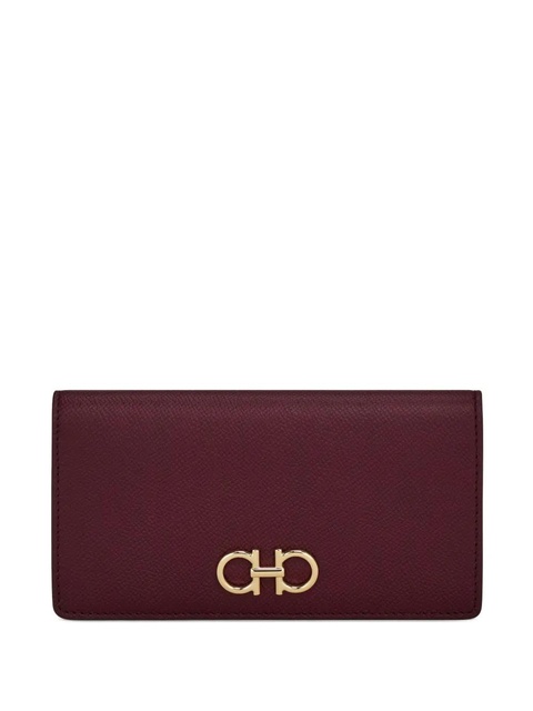 Ferragamo Gancini buckle continental wallet - Purple - zdjęcie produktu nr 1