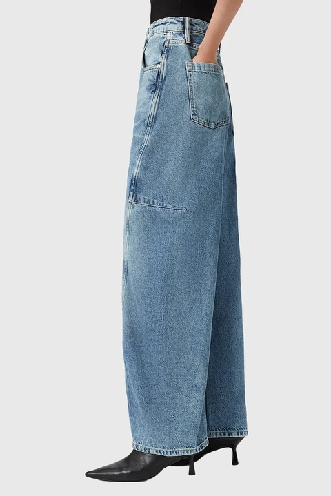AllSaints jeansy CARTER damskie medium waist W006ED - zdjęcie produktu nr 2