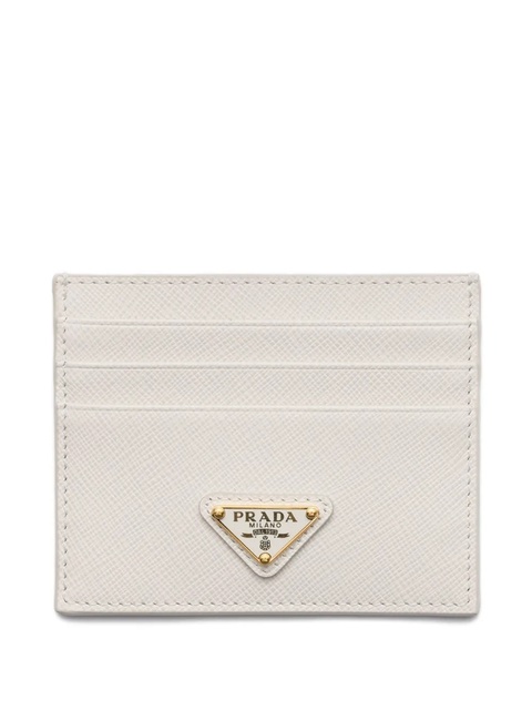 Prada Saffiano leather cardholder - White - zdjęcie produktu nr 1