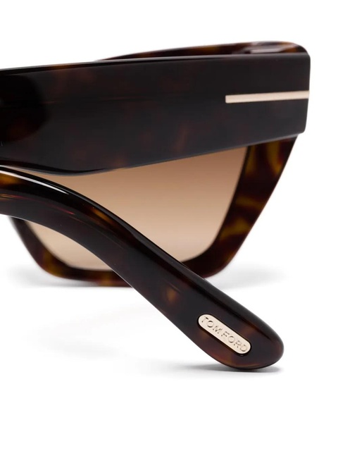 TOM FORD Eyewear Wyatt sunglasses - Brown - zdjęcie produktu nr 2