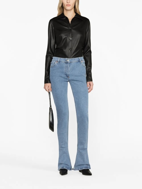 Magda Butrym flared-leg jeans - Blue - zdjęcie produktu nr 2