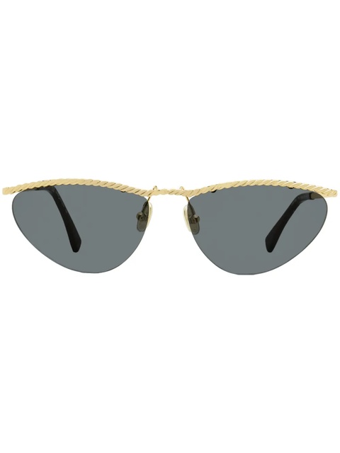 Lanvin twist-detaling cat-eye sunglasses - Gold - zdjęcie produktu nr 1