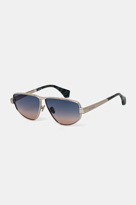 Vivienne Westwood okulary przeciwsłoneczne Suzi damskie kolor srebrny VW7037 - zdjęcie produktu nr 1