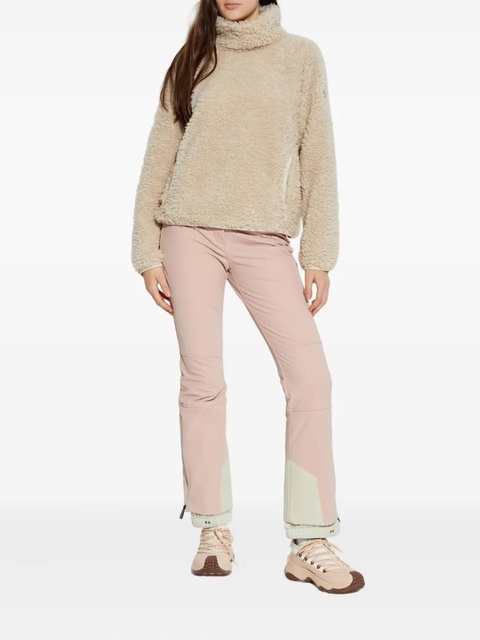 Moncler Grenoble logo-patch teddy sweatshirt - Neutrals - zdjęcie produktu nr 2