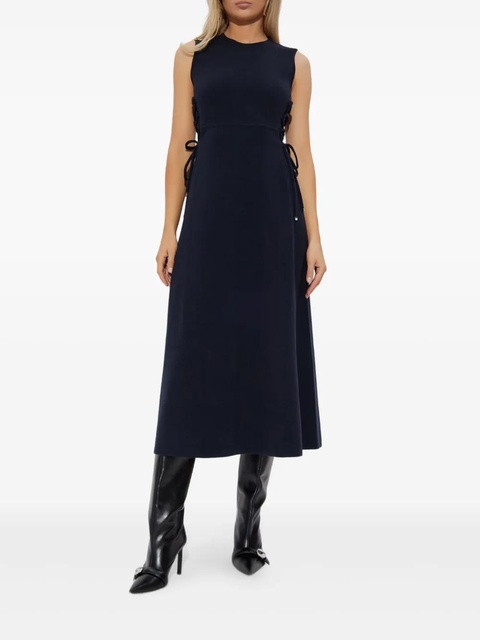 Max Mara Delfi lace-up midi dress - Blue - zdjęcie produktu nr 2