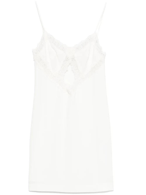 Blumarine corded-lace mini dress - White - zdjęcie produktu nr 1