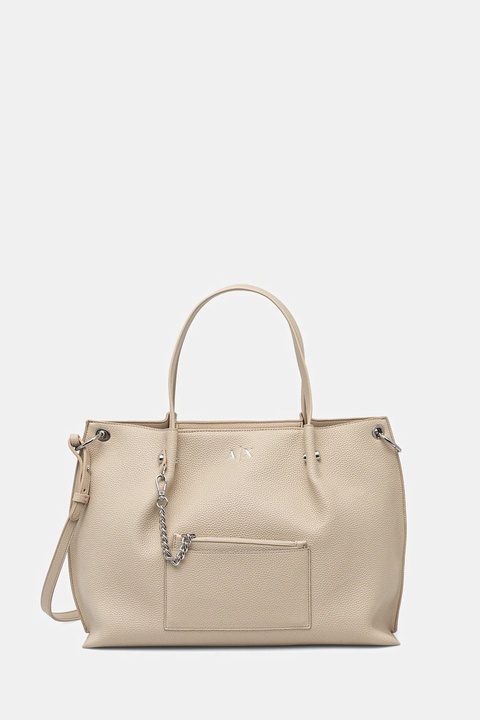 Armani Exchange torebka kolor beżowy XW001211 AF15625 - zdjęcie produktu nr 1